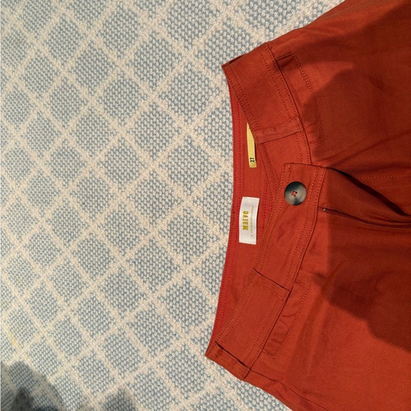 Maeve Rust Wide-Leg Pants Size 27 - Picture 3 of 3